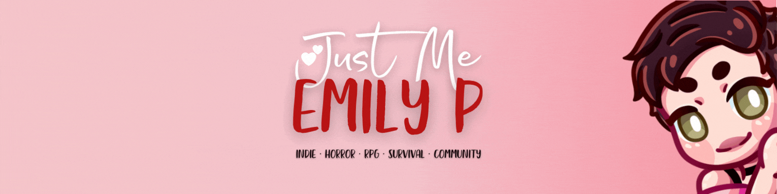 emoji like character of a white person with brown hairon pink background